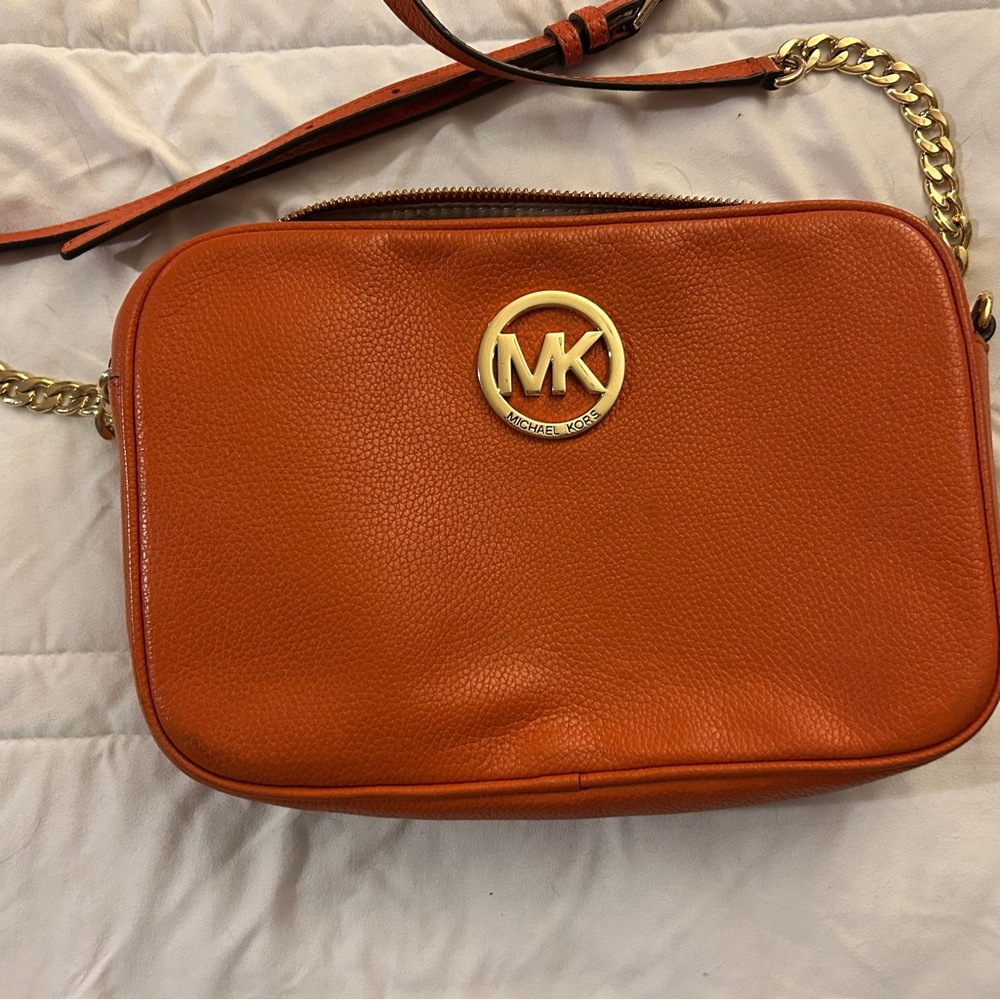 Michael Kors Orange Crossbody Bag